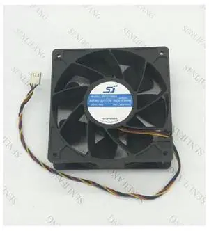 For SJ SG121238BS DC 12V 2.7A S7 S9 T9 L3 Server Square Fan violence Fan For SJ SG121238BS DC 12V 2.7A S7 S9 T9 L3 Server Square Fan violence Fan