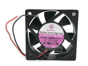 BI-SONIC SP602012H DC12V 0.18A 6CM 6020 2-wire cooling fan BI-SONIC SP602012H DC12V 0.18A 6CM 6020 2-wire cooling fan