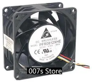 Radiator Cooling Cooler Fan Voor DELTA PFR0812XHE 8038 13000 RPM 12 V 4.9A 8 cm 80X80X38 kogellager Super Auto booster gewelddadige Radiator Cooling Cooler Fan Voor DELTA PFR0812XHE 8038 13000 RPM 12 V 4.9A 8 cm 80X80X38 kogellager Super Auto booster gewelddadige
