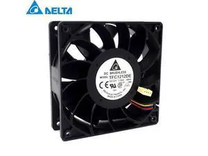 1pcs TFC1212DE Delta 120mm DC 12V 5200RPM 252CFM Bitcoin Miner Powerful Server Case AXIAL cooling Fan 1pcs TFC1212DE Delta 120mm DC 12V 5200RPM 252CFM Bitcoin Miner Powerful Server Case AXIAL cooling Fan