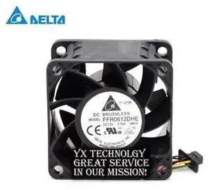 Delta new 60*60*38MM 6038 FFR0612DHE 12V 3.30A 6CM ultra violence a cooling fan for delta Delta new 60*60*38MM 6038 FFR0612DHE 12V 3.30A 6CM ultra violence a cooling fan for delta