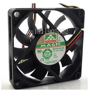 MGT7012UR-O15 Server Square Cooling Fan DC 12V 0.58A 70x70x15mm 3-wire MGT7012UR-O15 Server Square Cooling Fan DC 12V 0.58A 70x70x15mm 3-wire