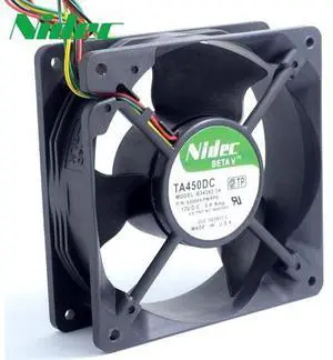 Nidec TA450DC B34262-34 12V 0.8A 12038 12cm large air flow cooling fan 120*120*38mm Nidec TA450DC B34262-34 12V 0.8A 12038 12cm large air flow cooling fan 120*120*38mm