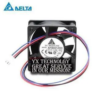 Delta New AFB0612HH 6025 6CM 0.25A double ball bearing cooling fan for 60*60*25mm Delta New AFB0612HH 6025 6CM 0.25A double ball bearing cooling fan for 60*60*25mm