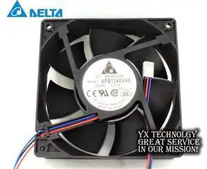 AFB1248VHE 12038 12cm 48V 0.27A 3 wire dual ball bearing cooling fan Delta 120*120*38mm AFB1248VHE 12038 12cm 48V 0.27A 3 wire dual ball bearing cooling fan Delta 120*120*38mm