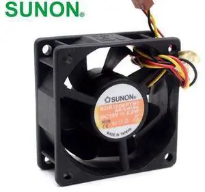 1pcs SUNON 6025 2.2W KDE1206PTB1 6CM 12V 3 wire alarm cooling fan 1pcs SUNON 6025 2.2W KDE1206PTB1 6CM 12V 3 wire alarm cooling fan