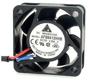 Delta The AFB0412HHB 4cm 12V 0.20A three wire speed durable ball bearing cooling fan 40 * 40 * 15mm Delta The AFB0412HHB 4cm 12V 0.20A three wire speed durable ball bearing cooling fan 40 * 40 * 15mm