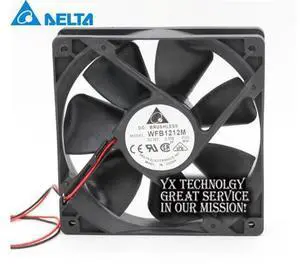 Delta 12CM 12025 WFB1212M 0.33A silent cooling fan dual ball wind capacity 120*120*25mm Delta 12CM 12025 WFB1212M 0.33A silent cooling fan dual ball wind capacity 120*120*25mm