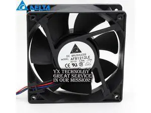 Delta and AFB1212LE 12038 0.3A 12V dual ball silent chassis cooling fan 120*120*38mm Delta and AFB1212LE 12038 0.3A 12V dual ball silent chassis cooling fan 120*120*38mm