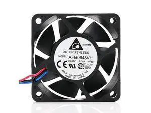 1pcs AFB0648VH 48V 0.14A 3-wire case axial cooling fan 6025 60* 60*25MM 1pcs AFB0648VH 48V 0.14A 3-wire case axial cooling fan 6025 60* 60*25MM