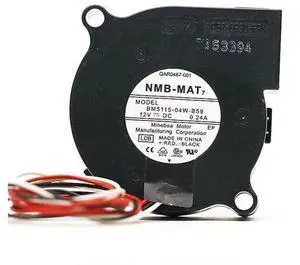 NMB BM5115-04W-B59 5015 12V 0.24A 5CM Projector Turbine Cooling Fan NMB BM5115-04W-B59 5015 12V 0.24A 5CM Projector Turbine Cooling Fan