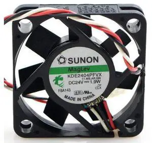 KDE2404PFVX Double Ball Bearing Cooling Axial Fan DC 24V 1.9W 4010 40*40*10mm KDE2404PFVX Double Ball Bearing Cooling Axial Fan DC 24V 1.9W 4010 40*40*10mm