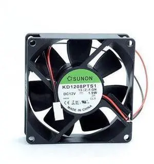 KD1208PTS1 80*80*25mm 8025 12V 1.9W low-current power supply chassis cooling fan KD1208PTS1 80*80*25mm 8025 12V 1.9W low-current power supply chassis cooling fan