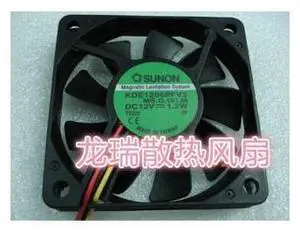 For KDE1206PFV3 DC12V 1.2W Three lines of magnetic levitation Cooling fan For KDE1206PFV3 DC12V 1.2W Three lines of magnetic levitation Cooling fan