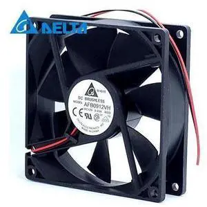 Delta New and original 9025 9cm double ball bearing fan 12V 0.60A AFB0912VH wind capacity for Delta 90*90*25mm Delta New and original 9025 9cm double ball bearing fan 12V 0.60A AFB0912VH wind capacity for Delta 90*90*25mm