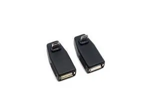 2pcs 90 Degree Up & Down Right Angled Micro USB Type B to USB Female OTG Adapter 2pcs 90 Degree Up & Down Right Angled Micro USB Type B to USB Female OTG Adapter