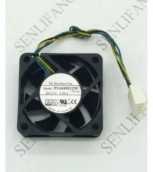 For PVA045E12M -P01-AE DC 12V 0.20A 45x45x15mm Server Cooler Fan For PVA045E12M -P01-AE DC 12V 0.20A 45x45x15mm Server Cooler Fan