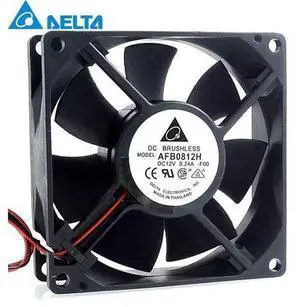 Delta New AFB0812H 8cm 8025 12V 0.24A 2wire double ball bearing fan pwm 80*80*25mm Delta New AFB0812H 8cm 8025 12V 0.24A 2wire double ball bearing fan pwm 80*80*25mm