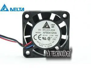 1pcs The 12V 0.14A 4010 AFB0412HA 4CM dual ball bearing fan Delta 1pcs The 12V 0.14A 4010 AFB0412HA 4CM dual ball bearing fan Delta