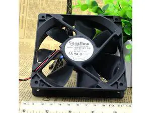 For Delta Sensflow 12025 double ball cooling fan 12V 0.44A WFC1212B 12cm 2 lines For Delta Sensflow 12025 double ball cooling fan 12V 0.44A WFC1212B 12cm 2 lines