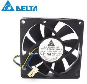 1pcs EFB0812HHB 8015 8cm 80*80*15 12V 0.40A PWM speed adjustable fan 1pcs EFB0812HHB 8015 8cm 80*80*15 12V 0.40A PWM speed adjustable fan