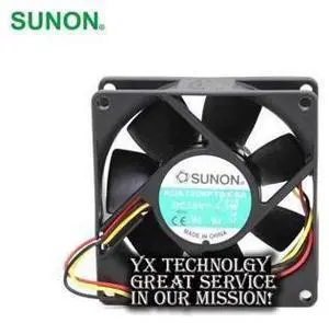 SUNON New KDE1208PTBX-6A 8025 8CM 12V 4.3W dual ball bearing chassis fan 80*80*25mm SUNON New KDE1208PTBX-6A 8025 8CM 12V 4.3W dual ball bearing chassis fan 80*80*25mm