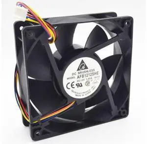 1pcs AFB1212SHE 12038 12cm 1.6A 12v 4wire PWM 40cm long line of fan for Delta 120*120*38mm 1pcs AFB1212SHE 12038 12cm 1.6A 12v 4wire PWM 40cm long line of fan for Delta 120*120*38mm