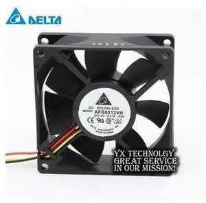 2pcs New Internet cafes Preferred AFB0812VH 8025 8cm \/ 8 winds of double ball bearing fan for Delta 80*80*25mm 2pcs New Internet cafes Preferred AFB0812VH 8025 8cm \/ 8 winds of double ball bearing fan for Delta 80*80*25mm