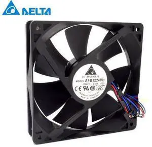 AFB1224VH-FOO 12cm 24V 0.35A 12025 high-end dual ball bearing fan drive DELTA 120*120*25mm AFB1224VH-FOO 12cm 24V 0.35A 12025 high-end dual ball bearing fan drive DELTA 120*120*25mm