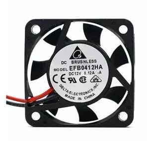 Delta New original 4010 12V 0.12A EFB0412HA 4cm double ball silent fan for 40*40*10mm Delta New original 4010 12V 0.12A EFB0412HA 4cm double ball silent fan for 40*40*10mm