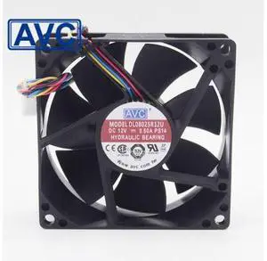 New 8025 8CM wind capacity 12V 0.5A DL08025R12U PWM fan speed control 80*80*25mm New 8025 8CM wind capacity 12V 0.5A DL08025R12U PWM fan speed control 80*80*25mm