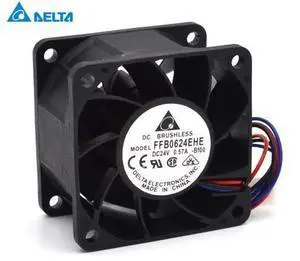 Delta The FFB0624EHE 24V 0.57A 6CM 6038 third-line speed ball bearing fan 60*60*38mm Delta The FFB0624EHE 24V 0.57A 6CM 6038 third-line speed ball bearing fan 60*60*38mm