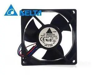 New EFB0812EH-F00 8025 8CM 12V 0.42A overclocking fan for Delta 80*80*25mm New EFB0812EH-F00 8025 8CM 12V 0.42A overclocking fan for Delta 80*80*25mm