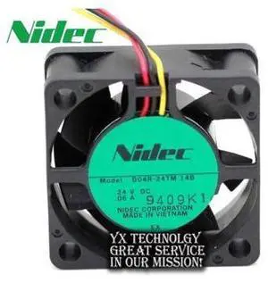 Nidec New original 4015 24V 0.06A D04R-24TM 14B inverter fan signal detection for nidec 40*40*15mm Nidec New original 4015 24V 0.06A D04R-24TM 14B inverter fan signal detection for nidec 40*40*15mm