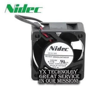 Nidec New 24V 0.17A 4CM 4020 silent fan drive D04G-24TS2 01 for NIDEC 40*40*20mm Nidec New 24V 0.17A 4CM 4020 silent fan drive D04G-24TS2 01 for NIDEC 40*40*20mm