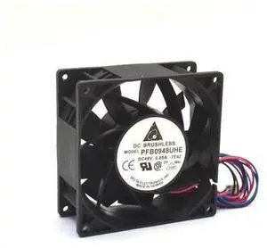 90*90*38mm 3-wire PFB0948UHE 9038 48V 0.8A wire wind inverter fan for delta 90*90*38mm 3-wire PFB0948UHE 9038 48V 0.8A wire wind inverter fan for delta