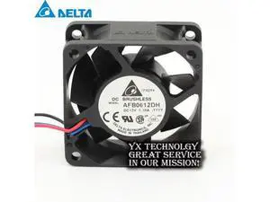 Delta AFB0612DH 6025 60*60*25MM 6cm 12V 1.1A three-speed fan Delta AFB0612DH 6025 60*60*25MM 6cm 12V 1.1A three-speed fan