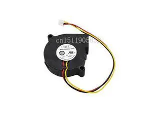 FOR 5CM 5015 5V 0.35A B5015H05B-WFA 3 wire dual ball bearing turbo fan blower FOR 5CM 5015 5V 0.35A B5015H05B-WFA 3 wire dual ball bearing turbo fan blower
