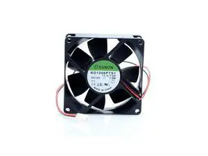 1pcs KD1208PTB1-13. (2). GN 8025 8CM 12V 1.9W double ball bearing fan 1pcs KD1208PTB1-13. (2). GN 8025 8CM 12V 1.9W double ball bearing fan