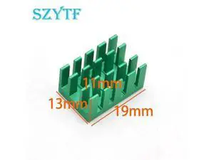 50pcs 19*13*11MM aluminum heat sink is suitable for use with computer graphics CPU chip memory 50pcs 19*13*11MM aluminum heat sink is suitable for use with computer graphics CPU chip memory