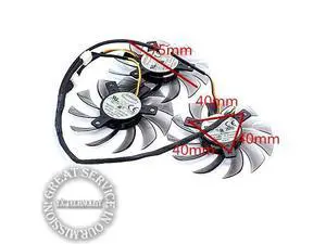 video card fan GTX460 470 570 580 670 HD5870 Graphics card fan T128010SM 5P plug 12V 0.20A 75mm diameter 3pcs/set video card fan GTX460 470 570 580 670 HD5870 Graphics card fan T128010SM 5P plug 12V 0.20A 75mm diameter 3pcs/set