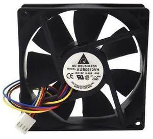 1pcs Delta AUB0912VH 9cm 90mm 90*90*25MM 9225 DC 12V 0.60A 4-pin pwm computer cpu cooling fans 1pcs Delta AUB0912VH 9cm 90mm 90*90*25MM 9225 DC 12V 0.60A 4-pin pwm computer cpu cooling fans