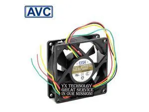 AVC P021 DC48V 0.14A DA08025B48U 4-wire server inverter industrial case cooling fans 80x80x25mm AVC P021 DC48V 0.14A DA08025B48U 4-wire server inverter industrial case cooling fans 80x80x25mm