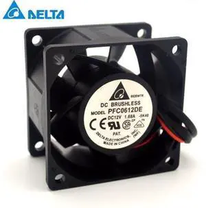 Delta PFC0612DE 1.68A DC 12V 1.68AP / N: 5A809-05 P / N: PFC061 server fans 60*60*38mm Delta PFC0612DE 1.68A DC 12V 1.68AP / N: 5A809-05 P / N: PFC061 server fans 60*60*38mm