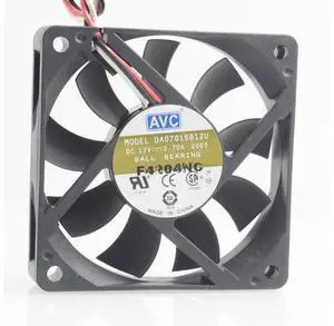 7CM CPU fan winds of 7015 0.7A DC12V DE07015R12U 70*70*15mm 7CM CPU fan winds of 7015 0.7A DC12V DE07015R12U 70*70*15mm
