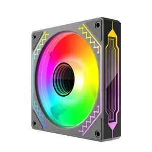 120mm Case Fan Cooler Heatsink 5V 3Pin ARGB 4PIN PWM Addressable RGB Chassis Case Fan Radiator for Desktop Computer (Black, Forward Direction) 120mm Case Fan Cooler Heatsink 5V 3Pin ARGB 4PIN PWM Addressable RGB Chassis Case Fan Radiator for Desktop Computer (Black, Forward Direction)