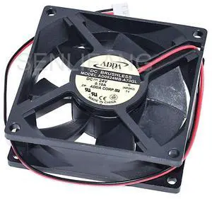 New 8CM Cooler AD0824MB-A70GL DC24V 0.10A 80 * 80 * 25MM Two Lines Cooling Fan New 8CM Cooler AD0824MB-A70GL DC24V 0.10A 80 * 80 * 25MM Two Lines Cooling Fan