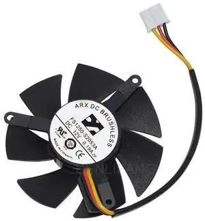 Well Tested new GTX1050/1050Ti FS1250-S2053A 12V 0.19A Graphics Card Fan Well Tested new GTX1050/1050Ti FS1250-S2053A 12V 0.19A Graphics Card Fan