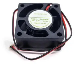 for SJ-40A24C DC 24V 0.05A 2Wire Cooling Fan for SJ-40A24C DC 24V 0.05A 2Wire Cooling Fan