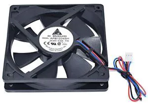 for AFB1224SH Cooler DC24V 0.42A 120 * 120 * 25mm Three Wires Square Cooling Fan for AFB1224SH Cooler DC24V 0.42A 120 * 120 * 25mm Three Wires Square Cooling Fan